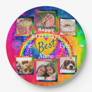The Best Ever Tie Dye Image Photo Plate HAMbWG