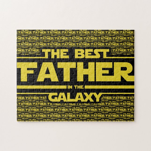 The Best Father In The Galaxy Fathers Day Gift Jigsaw Puzzle (Horizontal)