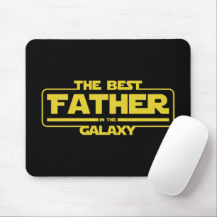 The Best Father In The Galaxy Fathers Day Gift Mouse Mat