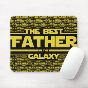 The Best Father In The Galaxy Fathers Day Gift Mouse Mat