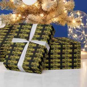 The Best Father In The Galaxy Fathers Day Gift Wrapping Paper