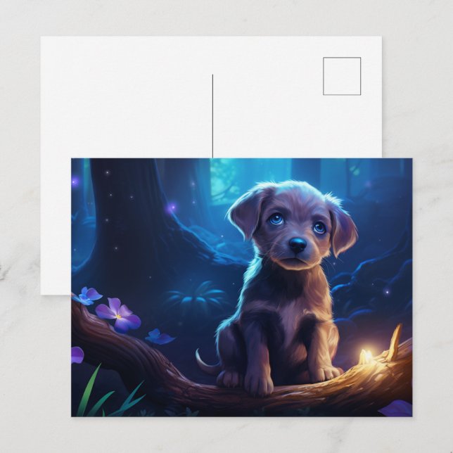 The Best Four-Legged Friend Postcard (Front/Back)