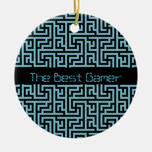 The Best Gamer Ceramic Tree Decoration