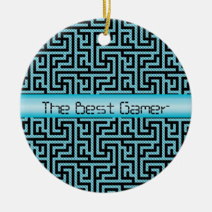 The Best Gamer Ceramic Tree Decoration
