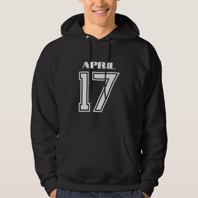 The Best Gift For Birthday April 17  Hoodie (Front)