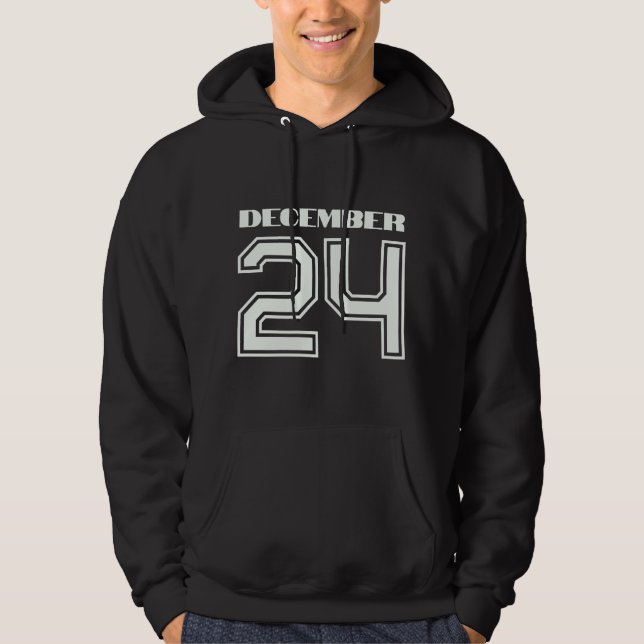 The Best Gift For Birthday December 24 Hoodie (Front)