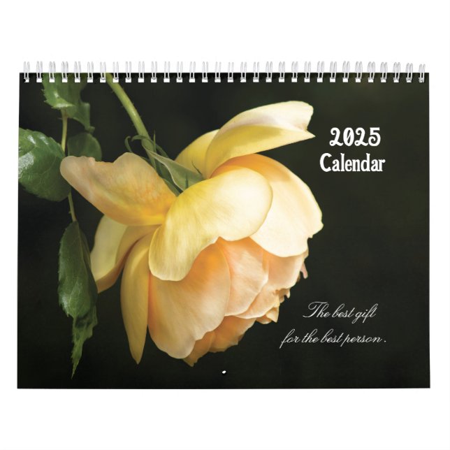 The best gift for the best person 2025 calendars (Cover)