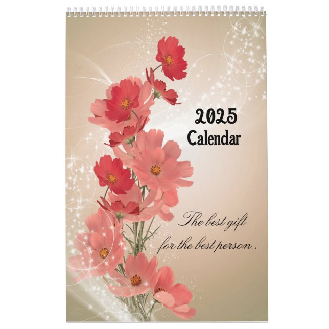 The best gift for the best person 2025 calendars (Cover)