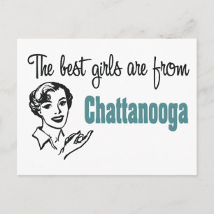 The Best Girls are from Chattanooga Postcard