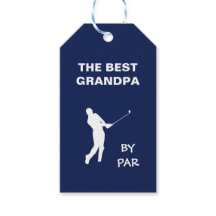 The Best Grandpa By Par Golf Granddad Golfer Pun