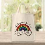 The Best Granny Grandma Ever Rainbow Tote Bag<br><div class="desc">Personalisze for your special Grandma,  Grandmother,  Granny,  Nan or Nanny to create a unique gift for birthdays,  Christmas,  mother's day,  baby showers,  or any day you want to show how much she means to you. A perfect way to show her how amazing she is every day. Designed by Thisisnotme©</div>