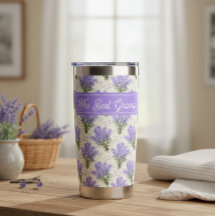 The Best Granny Lavender Floral Stainless Steel 