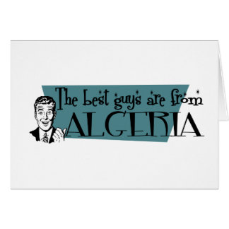 The Best Guys are from Algeria
