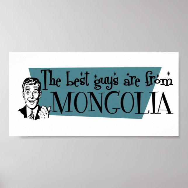 The Best Guys are from Mongolia Poster (Front)