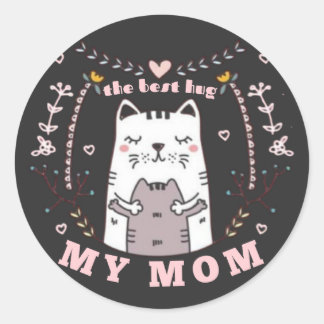 The best hug my mum Sticker
