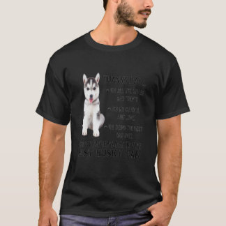 The Best Husky Dog Dad Happy Father's Day T-Shirt