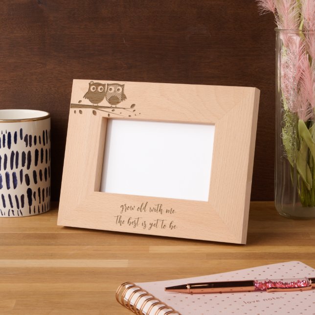 The Best Is Yet to Be Couple’s Keepsake  Etched Frames (Left)