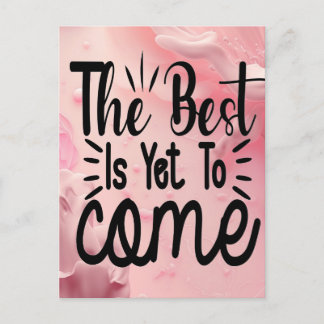 The Best is Yet to Come Holiday Postcard