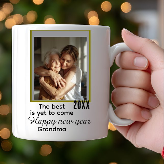 The Best is Yet to Come Modern New Year  Coffee Mug (Creator Uploaded)