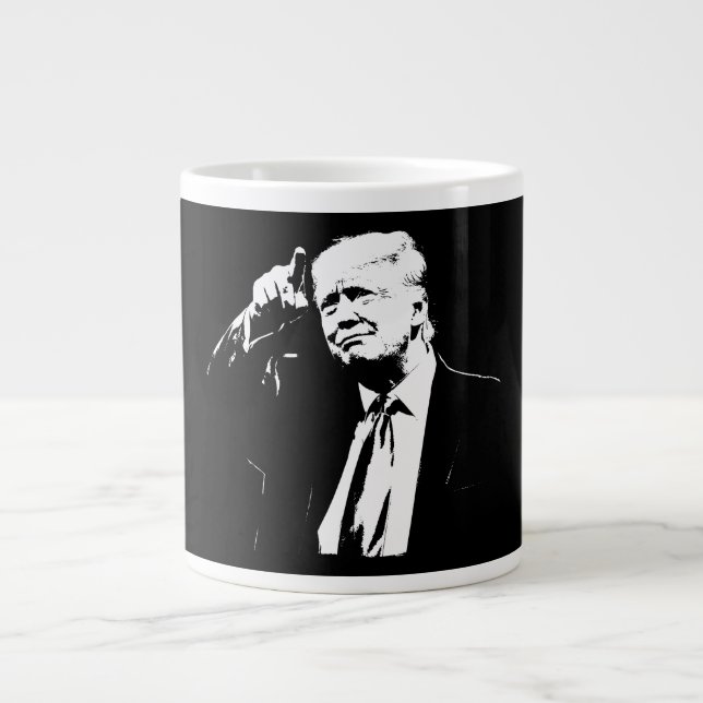 The Best is Yet to Come: Trump USA 2024 Graphic   Large Coffee Mug (Front)