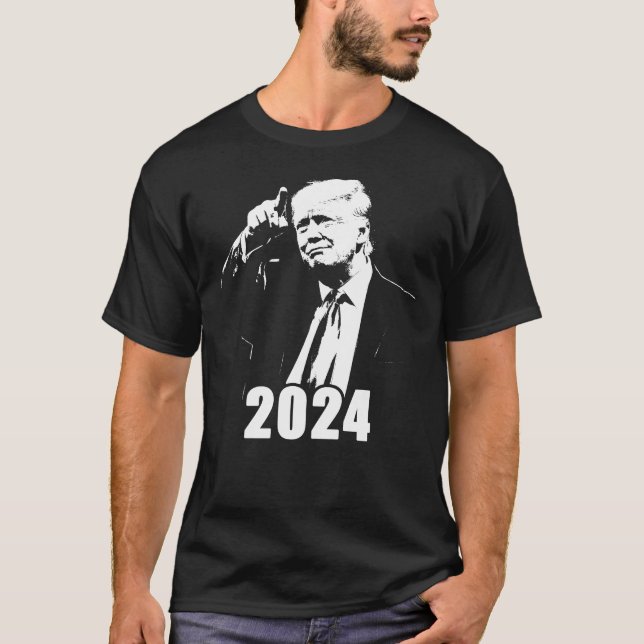 The Best is Yet to Come: Trump USA 2024 Graphic  T-Shirt (Front)