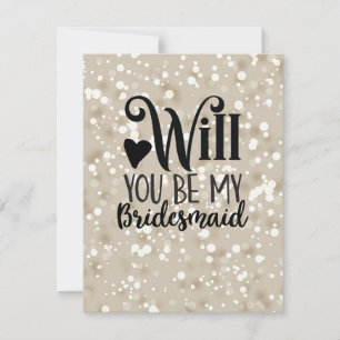 The Best is Yet to Come, Will you be my Bridesmaid Holiday Card