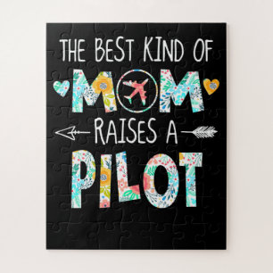 The Best Kind Of Mum Raise Pilot Best Gift Jigsaw Puzzle
