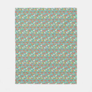 The Best Kind Of Therapy Is Beach Therapy Fleece Blanket