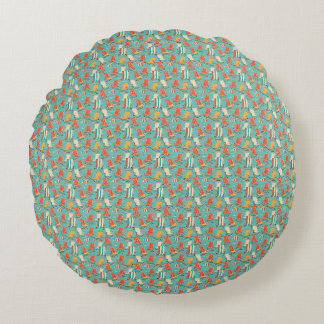 The Best Kind Of Therapy Is Beach Therapy Round Cushion