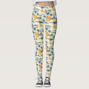 The Best Kind Of Therapy Is Tropical Therapy Leggings