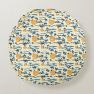 The Best Kind Of Therapy Is Tropical Therapy Round Cushion