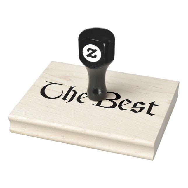 The Best large rubber stamp w handle (Stamp)