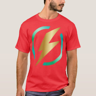 The Best Lightning Strike Logo T-Shirt