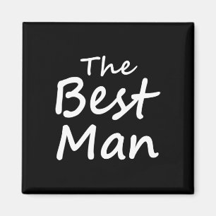 The Best Man - Groom Crew - Bachelor Party Magnet