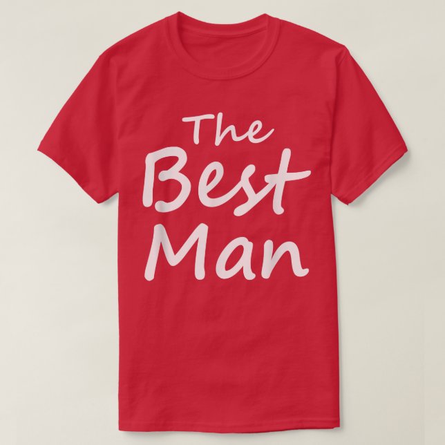 The Best ManGroom CrewBachelor Party  T-Shirt (Design Front)