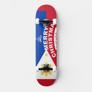 The Best Manila Christmas Wishes Skateboard