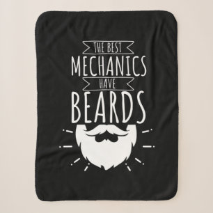 The Best Mechanics Have Beards Sherpa Blanket