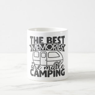 The Best Memories Are Made Camping Funny Saying Coffee Mug