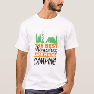 The Best Memories Are Made Camping Outdoors Advent T-Shirt