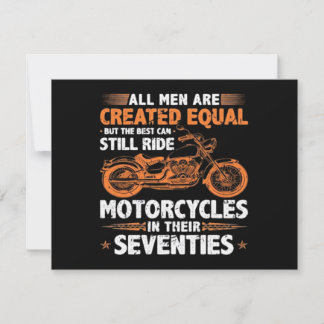 The Best Men Can Still Ride Motorcycles In Their 7 Invitation