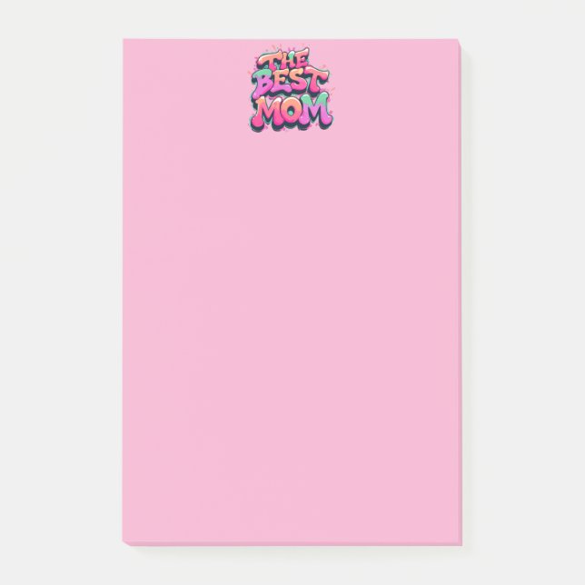 The best mom style graffiti post-it notes (Front)