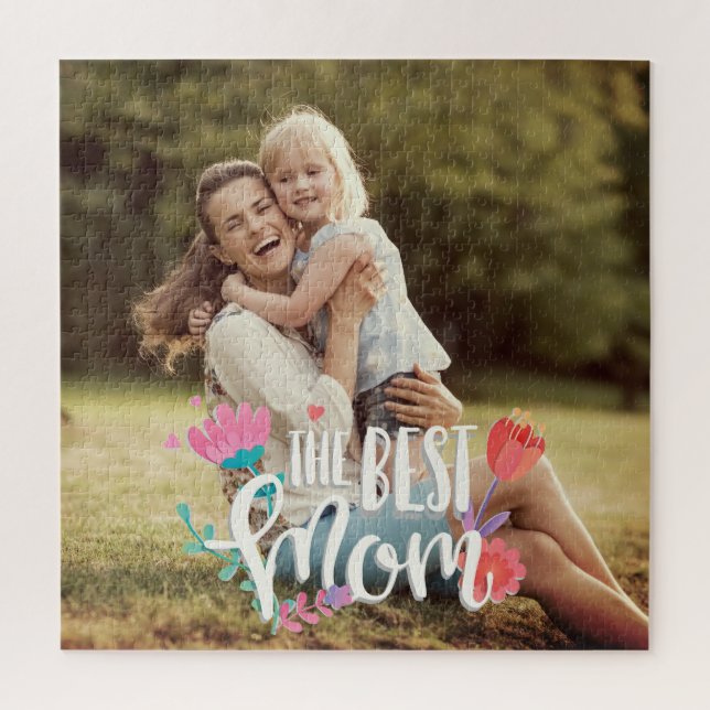 The Best Mum Customisable Jigsaw Puzzle (Vertical)