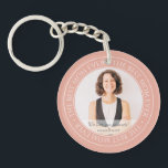 The Best Mum Ever Modern Classic Photo Keychain<br><div class="desc">This simple and classic design is composed of serif typography and add a custom photo. "The Best Mum Ever" circles the photo of your mum,  mother,  mum etc.</div>