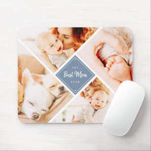 The Best Mum Ever Modern Custom Photos Mouse Mat