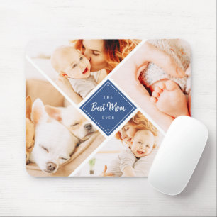 The Best Mum Ever Modern Custom Photos Mouse Mat