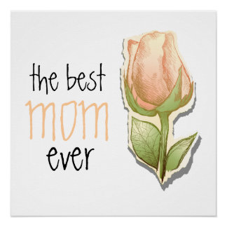The best mum ever poster
