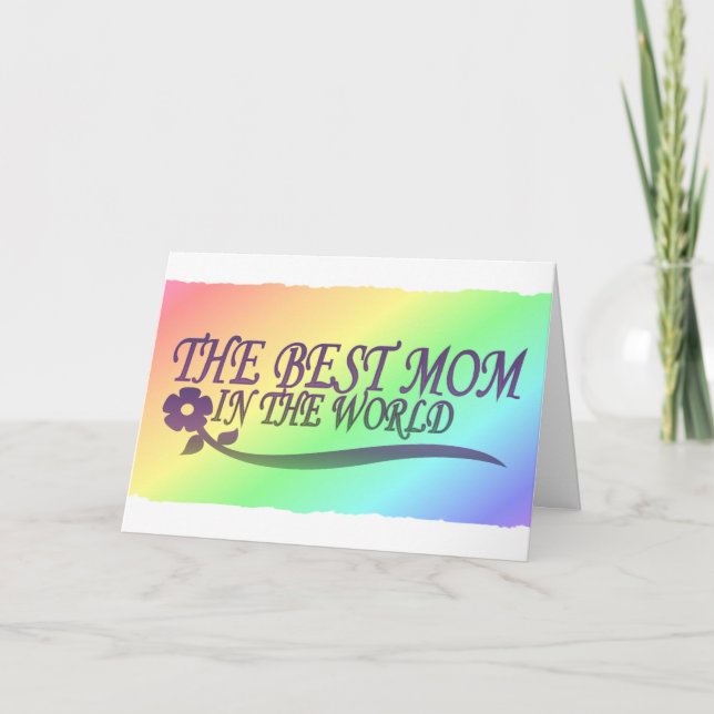 The Best Mum In The World Card (Front)