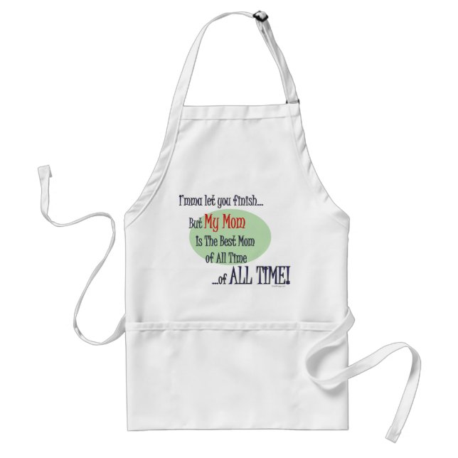 The Best Mum Of ALL TIME BBQ Apron (Front)