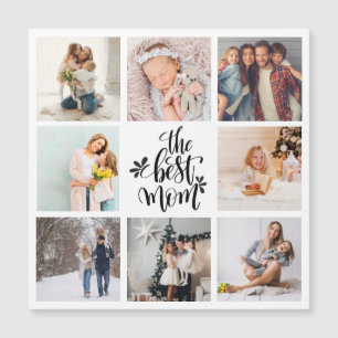 The Best Mum Photo Collage Typography Modern