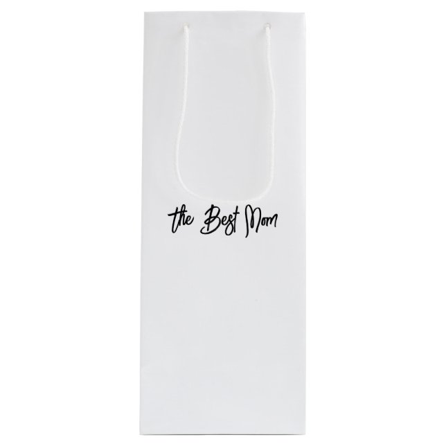 The best mum wine gift bag (Front)